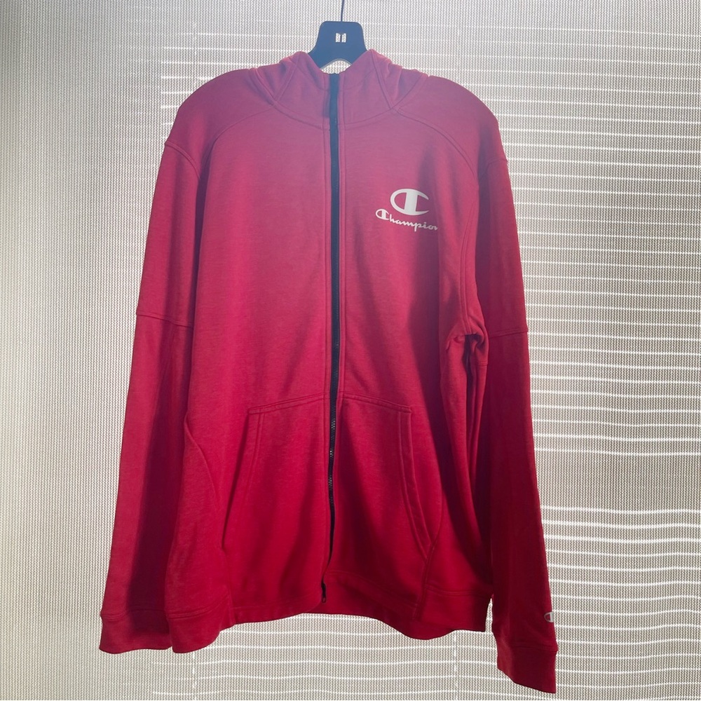 Champion NWOT Full Zip Elite Tech Mesh Lined Hoodie